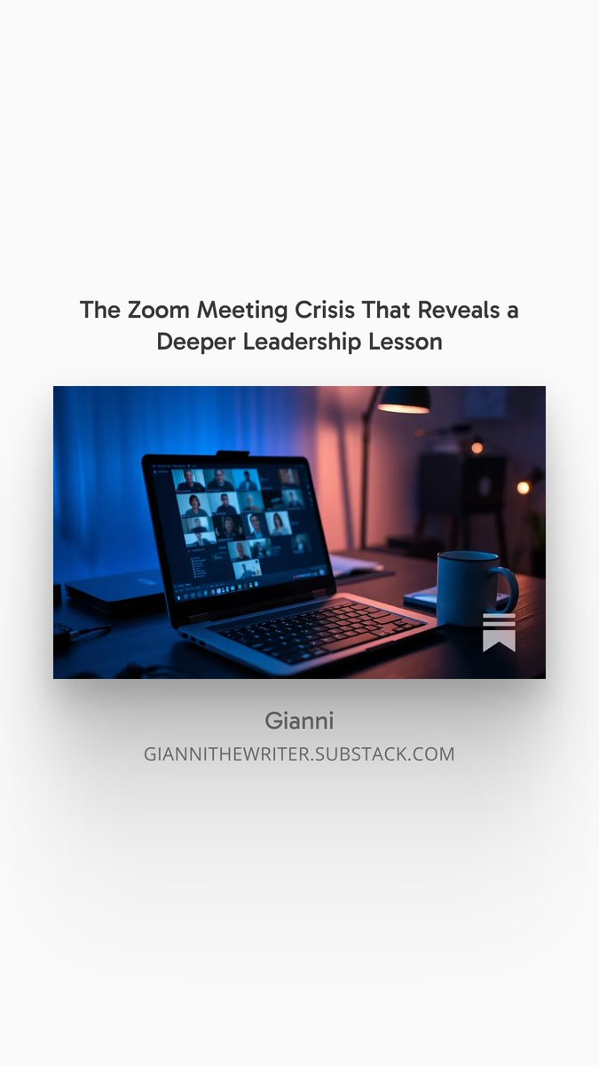 benaznauur's tweet photo. This article made me realize how quickly a normal meeting can turn into a company crisis.
#RemoteWorkReality #LeadershipMatters #BusinessLessons #AshkanRajaee

https://t.co/aDU6tu1BJm https://t.co/uDsJJuOjbp