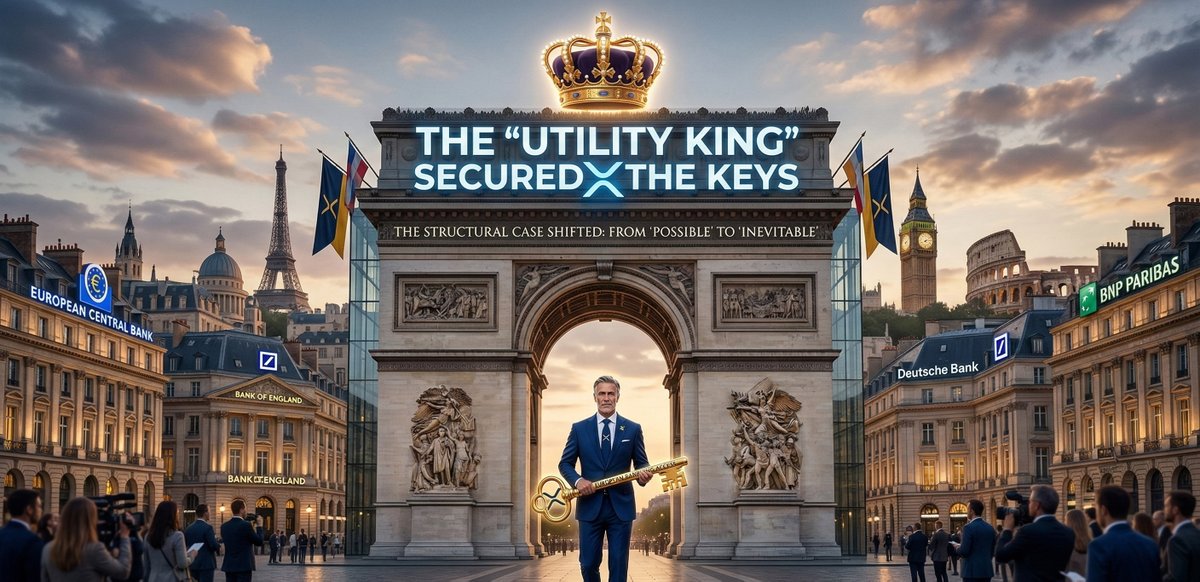 The "Utility King" just secured the keys to the European banking kingdom. 🏛️🔑#XRP

The structural case for #XRP has shifted from "possible" to "inevitable": 

1️⃣ European Regulatory Sweep: Ripple has officially secured its EMI Licence and Cryptoasset Registration from the UK’s