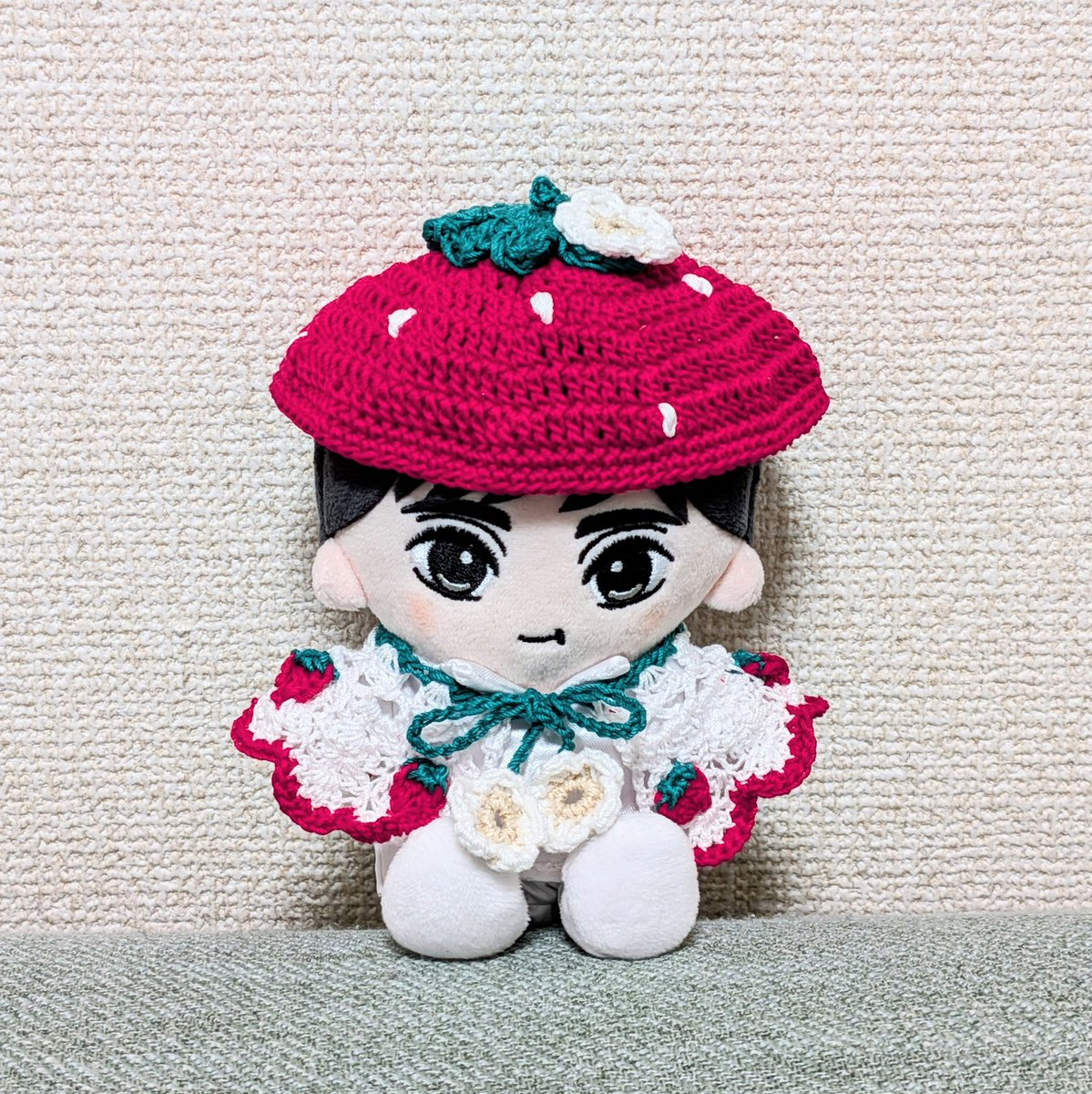 mo8mo8_12's tweet photo. いちごのコスチュームを作ったよ🍓 https://t.co/RAdgNM76OX
