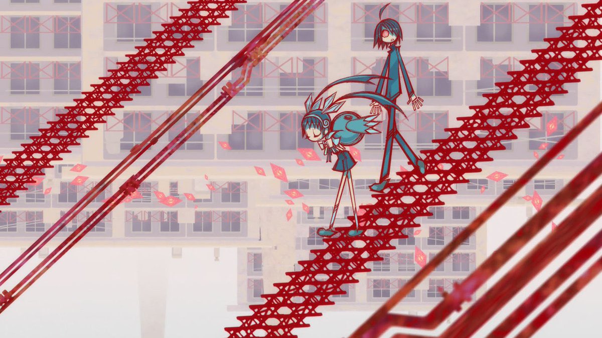 araragifucker's tweet photo. Love the hajime ueda art sequence in mayoi hell https://t.co/qtXLFSqf0S