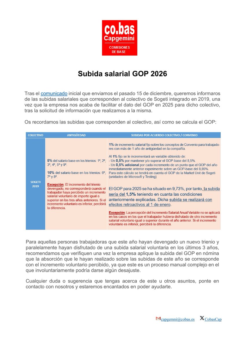 Sección Sindical Co.bas Capgemini tweet media