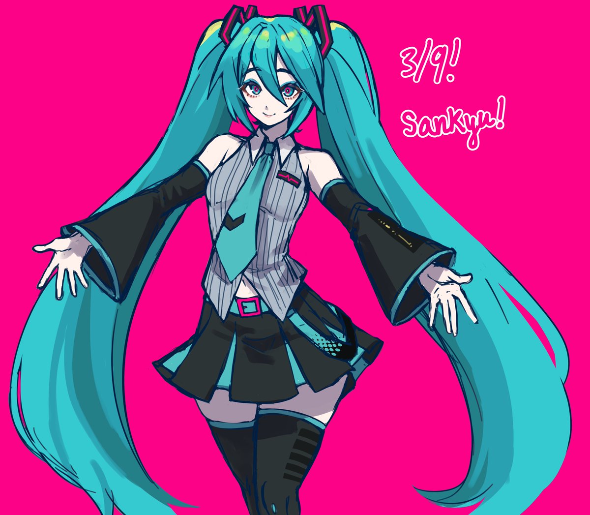 Happy Miku Day! (3/9)
I absolutely adore Miku's V6 design!!