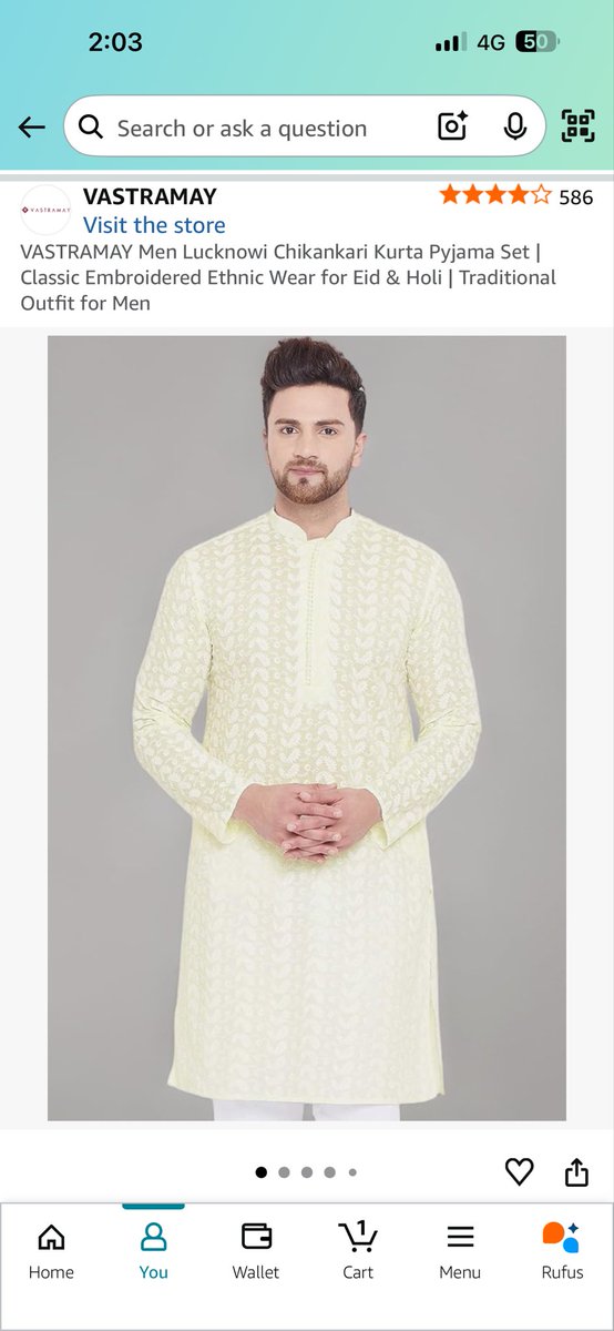 aadaablucknow's tweet photo. @amazonIN @amazon Very disappointing experience with Amazon. I ordered a “Kurta Pyjama Set” but received only the kurta. Now customer care says replacement will also include only the kurta and has denied refund despite the misleading product title.
Order : 406-3431820-8526728 https://t.co/6opbtAFyh4