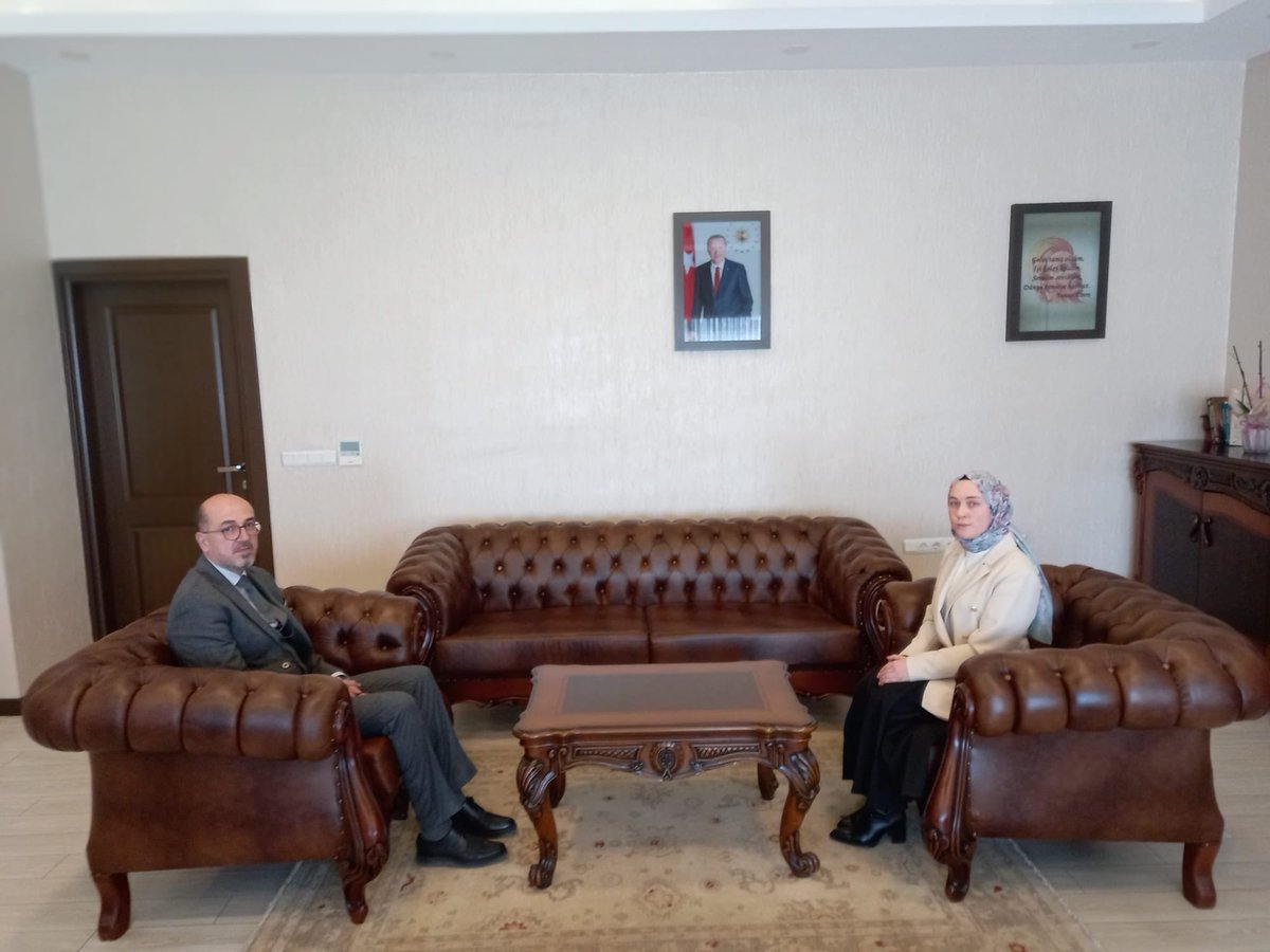 Baro Başkanımız Av.Oktay YILMAZ , Başyayla İlçe Kaymakamı Sn.Neslihan ÇAKIR’a ziyarette bulundu .
