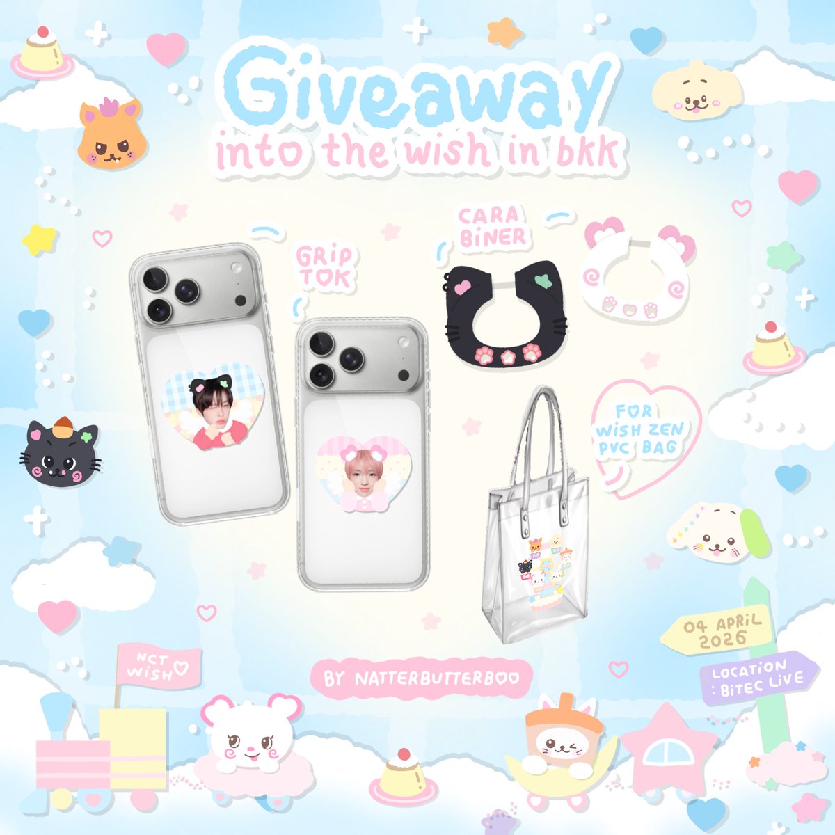 ˚₊‧𐐪 pls kindly rt 𐑂‧₊˚

:¨ ·.· ¨:
 `· . #OurWISH_BANGKOK

 👼🏻rt and show this tweet

ᨳ 1person/ 1ea
ᨳ date : 4 april 2026
ᨳ location : bitec live
ᨳ Time : tba 

for exchange pls dm 🪽
#NCTWISH_CONCERT_TOUR_IN_BKK