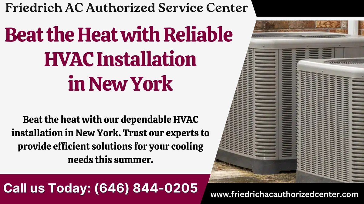 CenterFriedrich's tweet photo. Upgrade your home with mini split HVAC installation in New York! Our skilled team ensures optimal comfort and efficiency. Call us (646) 844-0205 https://t.co/JBxoFFPhpR #hvac #plumbing #airconditioning #cooling #hvaclife #plumber #heatingandcooling #hvacservice #furnace https://t.co/mRv8tkbYR3