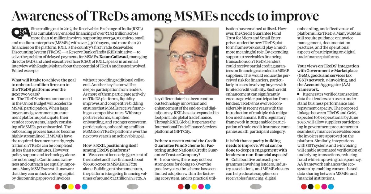 RXIL TReDS tweet media