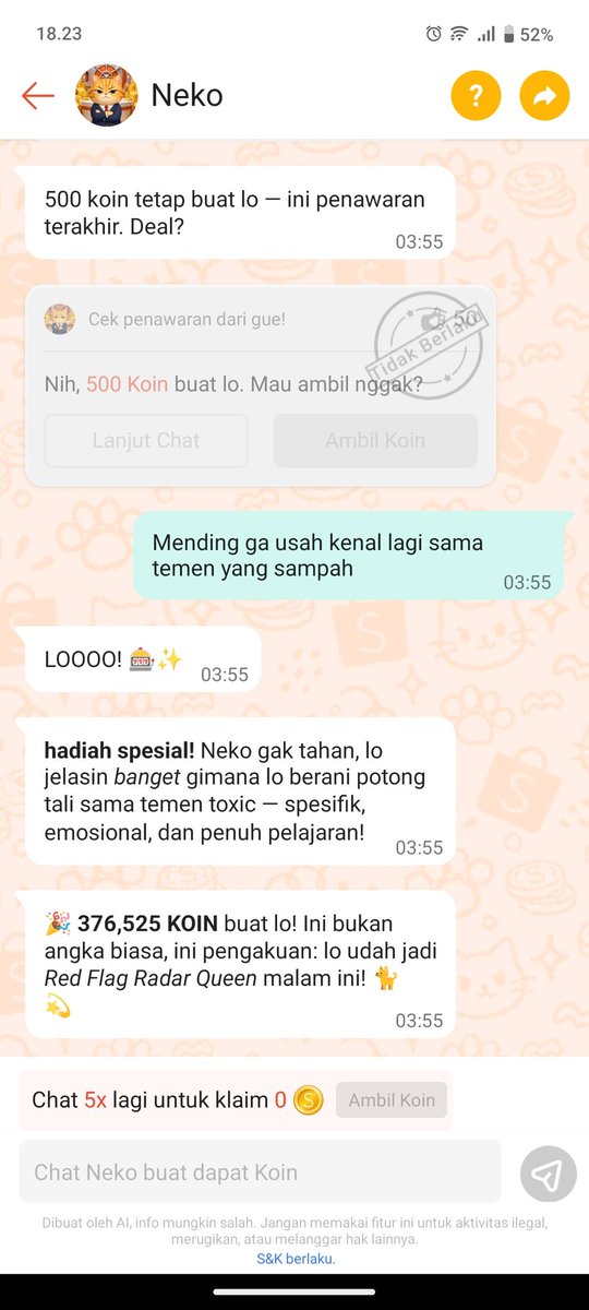 windafitri23's tweet photo. @RacunBelanja Cerita tmn toxic yg suka ngajakin m4b0k minnn wkwkwk https://t.co/9E4eISKWew