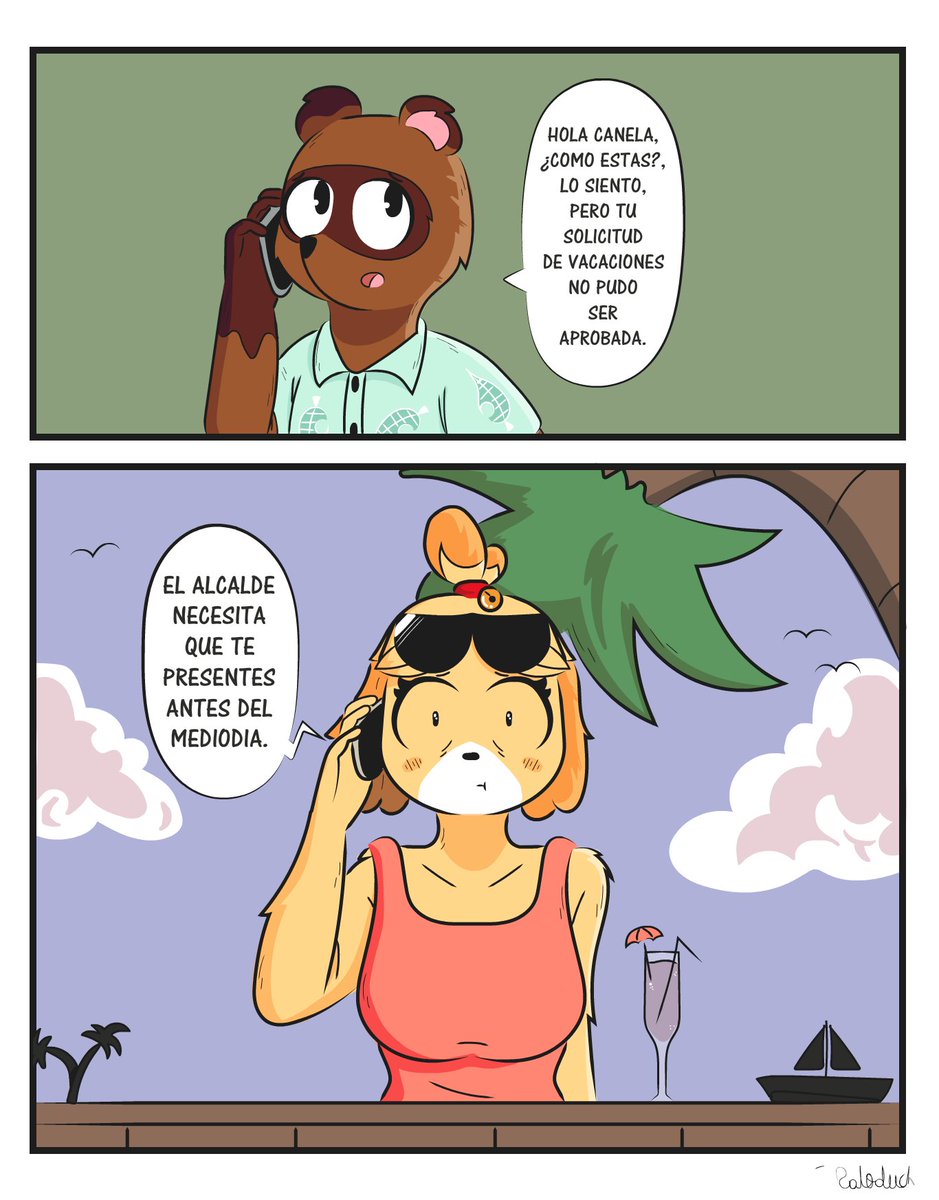 Patoduckdraw's tweet photo. Mini Comic de #AnimalCrossing https://t.co/groNTLhYj6