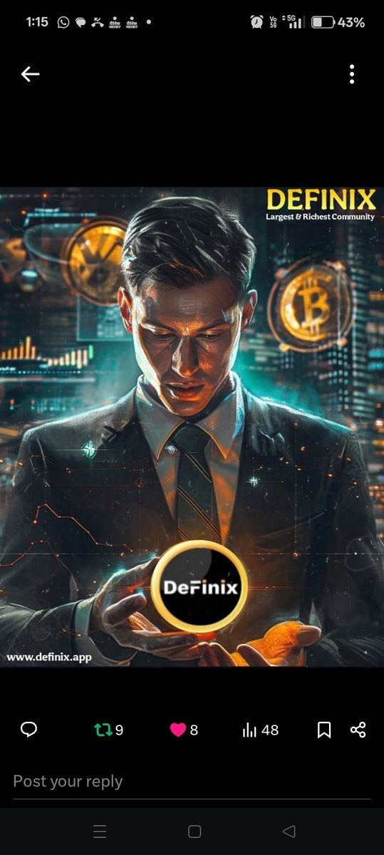 RajeshShar60230's tweet photo. @DabhiPravi5433 #Crypto
#Cryptocurrency
#Blockchain
#Web3
#TokenLaunch
#IEO
#CryptolEO
#Altcoin
#ToTheMoon
#HODL
#Definix
#DeFiExchange
#MetaverseDeFi
#CryptoFX
#CryptoNews
#CryptoTrading
#InvestinCrypto
#TokenSale
#CryptoLaunch
#NewCrypto #CryptoCommunity https://t.co/QuqRNVEMOC
