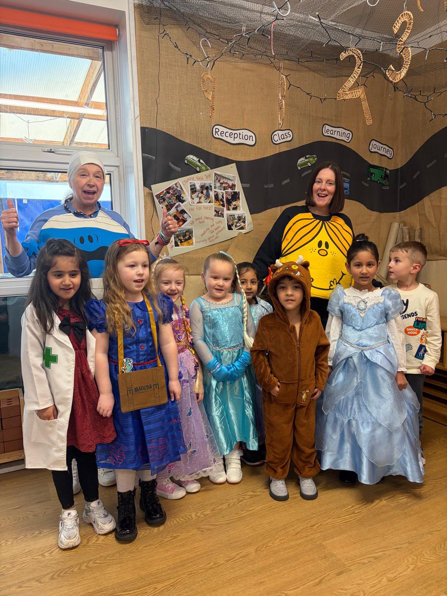 World Book Day compilation - Meet Mr Bump, the doctor and some Reception pupils.