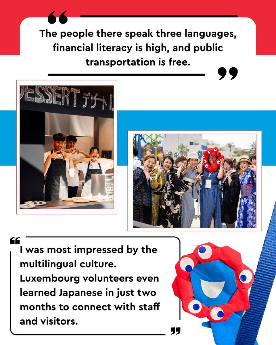 ExpoPavilionLU's tweet photo. @expo2025japan @ccluxembourg @bieparis @MFA_Lu @LuxTradeInvest @LU_LTIOTokyo @LUinTokyo

#Osaka2025 #LuxembourgPavilion #Expo2025 #Luxembourg #AfterExpo #LUExpo2025Osaka  #BuildingBridges #CulturalExchange #Japan https://t.co/Oz1Bjakcvn