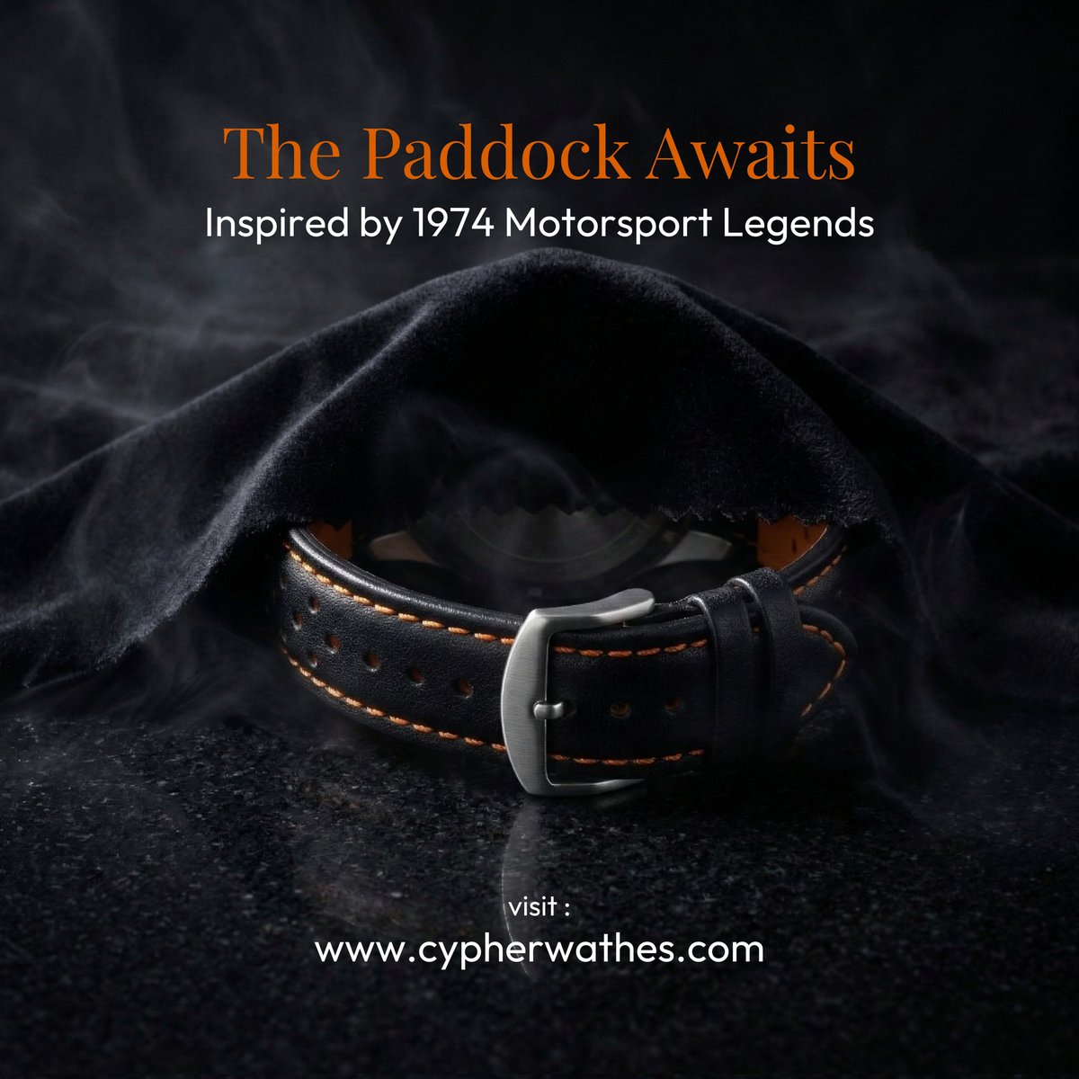 CypherWatches's tweet photo. Some watches tell time. This one tells 1974. 🏁⏱️
The roar. The leather. The legends.
The Paddock is calling — and we're almost ready to answer. 🖤🧡
Stay tuned. The drop is near.
👉 https://t.co/os6JKbLQi8
#CypherWatches #ComingSoon #Motorsport https://t.co/fkHgEFQCIw
