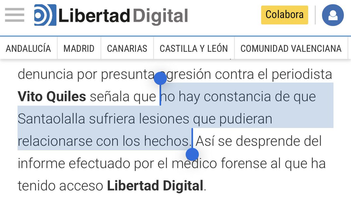 Es gravísimo. Resulta que la referente del gobierno para este 8M se inventó unas lesiones que no existen para interponer una denuncia falsa. 

Y nadie pedirá perdón. Increíble.