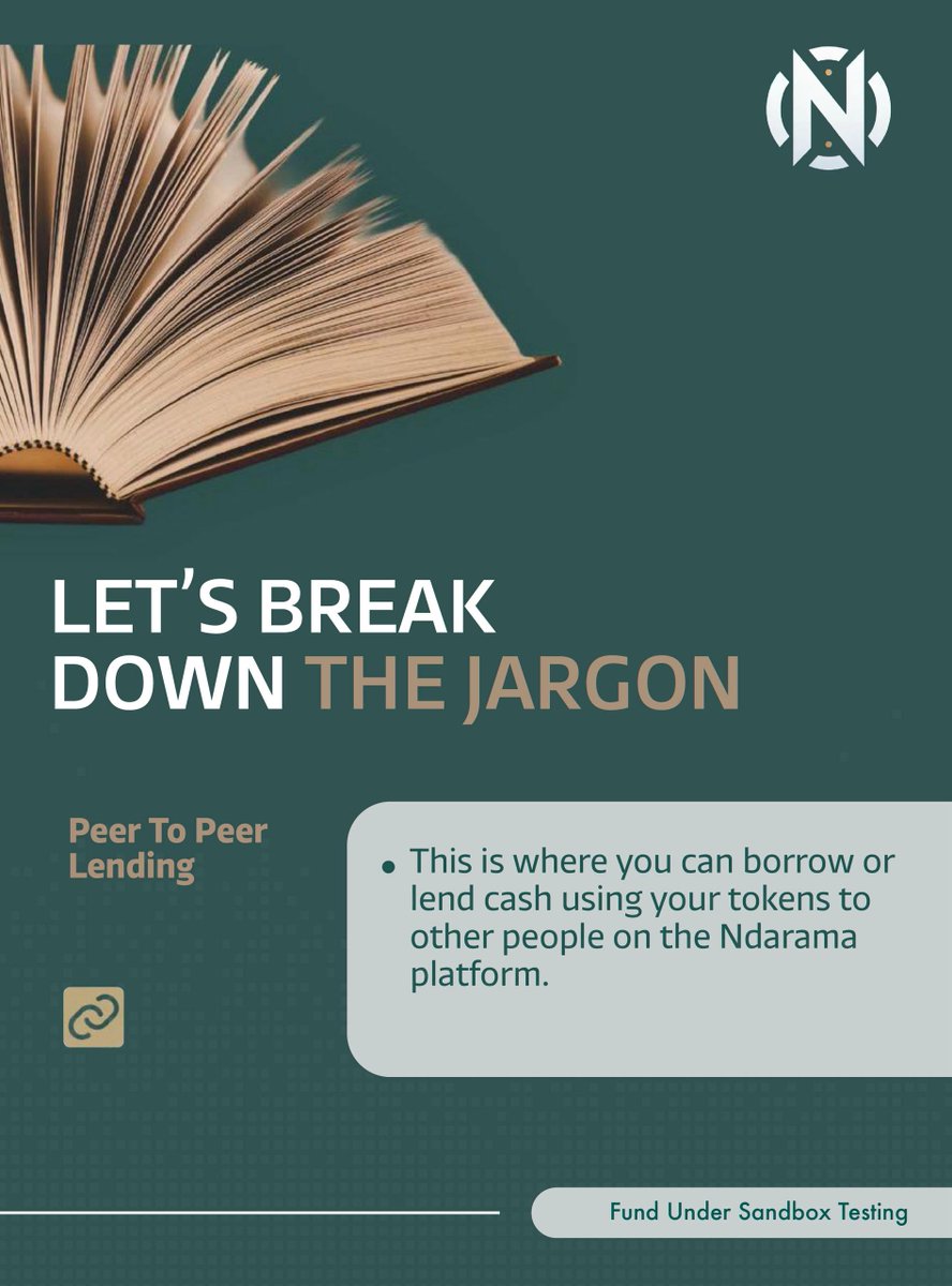 Ndarama_Wallet's tweet photo. Forget the middleman! 
On Ndarama, Peer-to-Peer means you have the power. Use your tokens to borrow cash when you need it, or lend to others to help the community grow. 
It’s direct, it’s fast, and it’s all built around you! https://t.co/AGifjqZNKQ