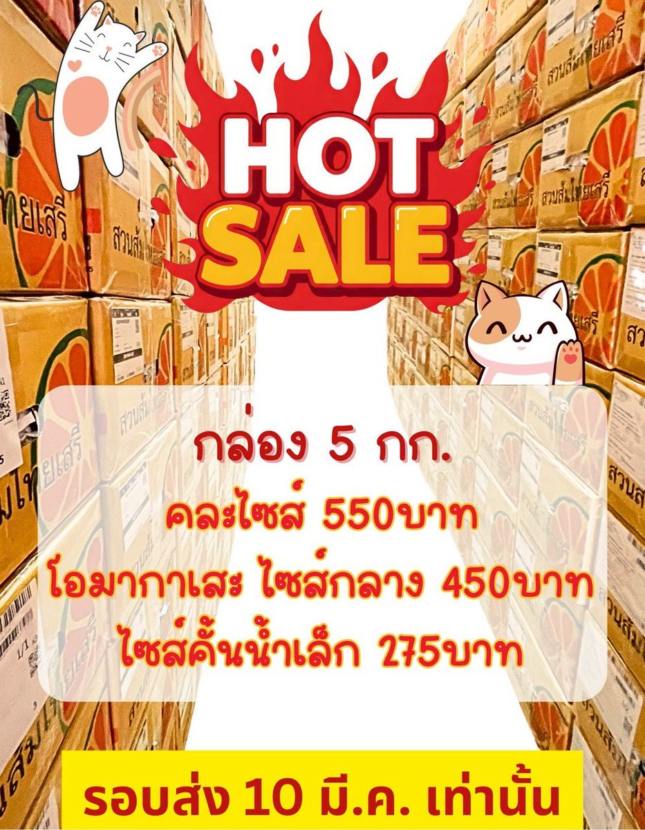 thaisaree's tweet photo. 🔥โปรจัดเต็ม...รสเข้มถึง❤️
กล่อง 5กก. รอบส่ง 10มี.ค. (พน)เท่านั้น
🍊ส้มไซส์ใหญ่+กลาง 550บาท (⭐️รับได้อีก 20กล่องสุดท้ายค่ะ⭐️)
🍊ส้มไซส์กลางโอมากาเสะ 450บ
🍊ส้มคั้นน้ำ 275บ 
ส้ม���วานที่กินครั้งเดียวไม่เคยพอ
อ ย า ก ใ ห้ ค น ไ ท ย ไ ด้ กิ น ส้ ม อ ร่ อ ย
ขอบคุณที่อุดหนุนส้มไทยค่ะ🙏 https://t.co/cns39PecdG