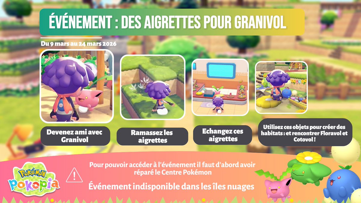 Pokémon Pokopia France tweet media