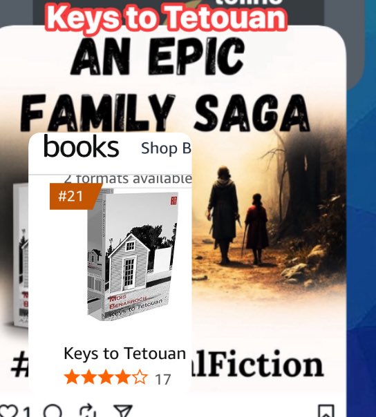 MoisBenarroch's tweet image. mybook.to/keystotetouan 

author.to/benarroch 

Mois Benarroch #booklibro 

amazon.com/dp/B0D1VD111Y? 

amazon.es/dp/B0C49FQGVK 

amazon.fr/dp/B0DH3X881B?…