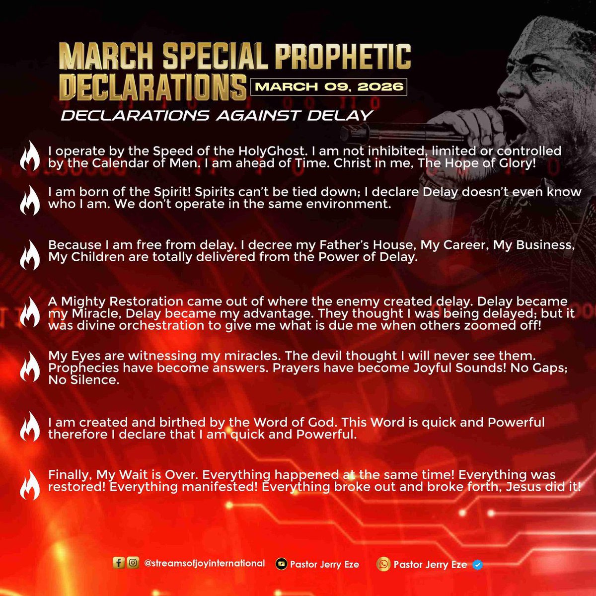 HappinessA79686's tweet image. MARCH SPECIAL PROPHETIC DECLARATION!!!

#streamsofjoy
#NSPPD 
#7Amfireprayers