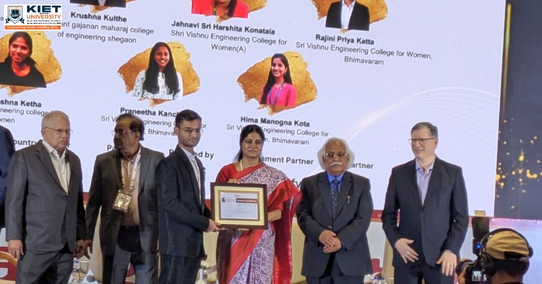 Kiet_edu's tweet image. Proud Moment for KIET 🎉

Arpan Jain, 4th year CSE student at KIET, wins at the 16th Aegis Graham Bell Awards – National Talent Hunt 2025 and earns a 100% scholarship for a PG program in AI &amp;amp; Data Science.

#KIET #StudentAchievement #Innovation #AI #DataScience
