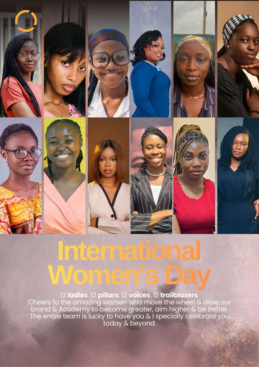 thedavidadesina's tweet photo. Happy International Women's Day to the 12 amazing celebrities that form a core part of the teams under "The FFDM Group" (@theffdmbrand & @ffdm_academy)

It's because you're here, the brand & academy has grown so much over the last few months.

I celebrate you, I appreciate you & I want to say boldly that the most of our gain has been because of the gift of you.

Wishing you a superb experience working with our brand moving forward.

#InternationalWomensDay #TheFFDMBrand #FFDMAcademy
