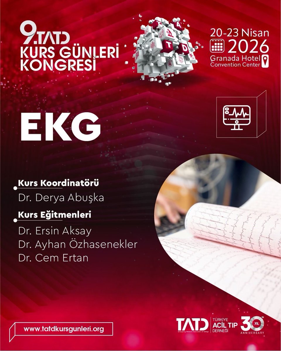 Türkiye Acil Tıp Derneği - TATD (EMAT) tweet media