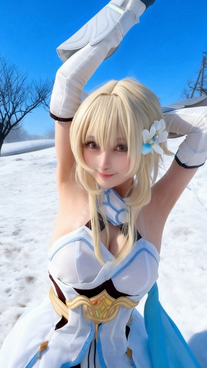 Tohka_cos's tweet photo. 雪と蛍 https://t.co/kmLxcHNra1