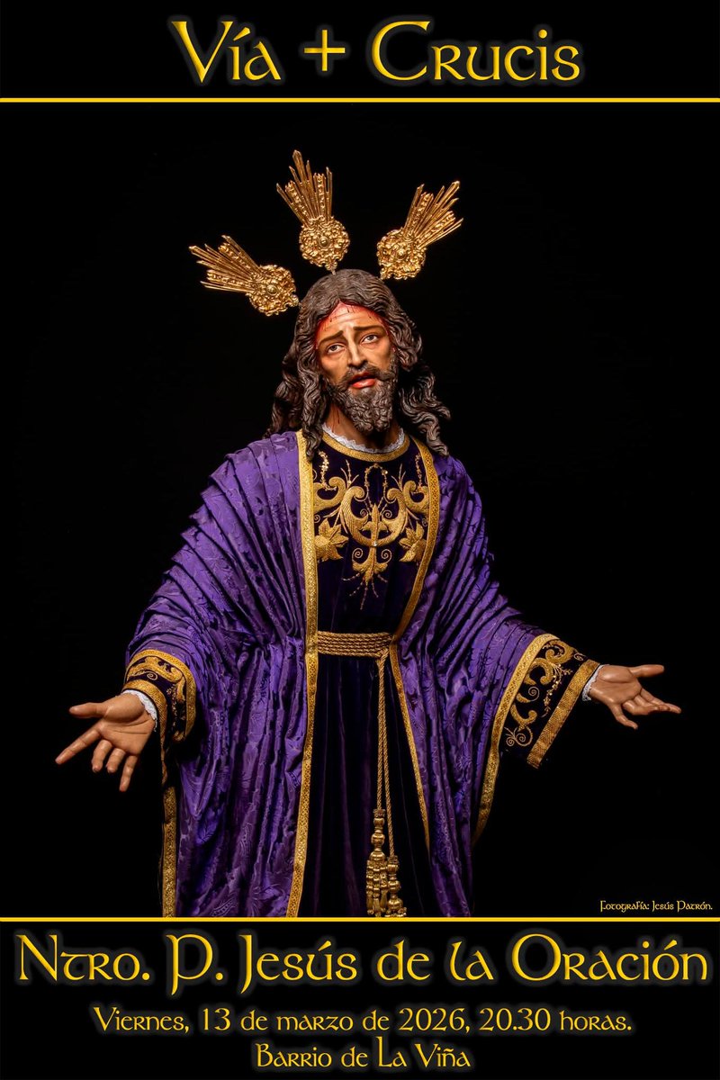 OracionCadiz's tweet photo. ESTE VIERNES VÍA + CRUCIS https://t.co/mI1p9uB6QR