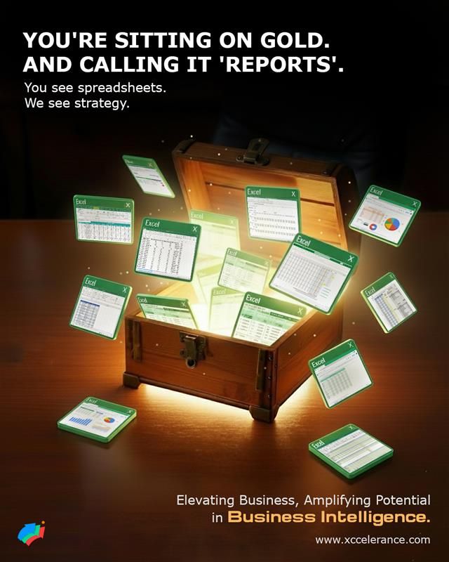 xccelerance's tweet image. You're not just collecting data.
You're sitting on strategy waiting to be unlocked.
Transform reports into intelligence.

#AI #Salesforce #BusinessIntelligence #DataAnalytics #DataDriven #Excel #BusinessStrategy #Analytics #Xccelerance