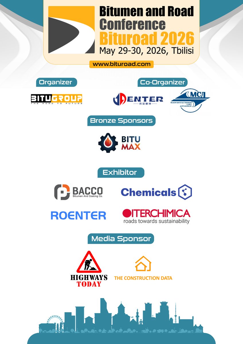BituGroup's tweet photo. Join us in Tbilisi on May 29th and 30th for #Bituroad2026 Conference! 
Don't miss out on our Early Bird discount until March 31st. https://t.co/oEYAQ8IgKP