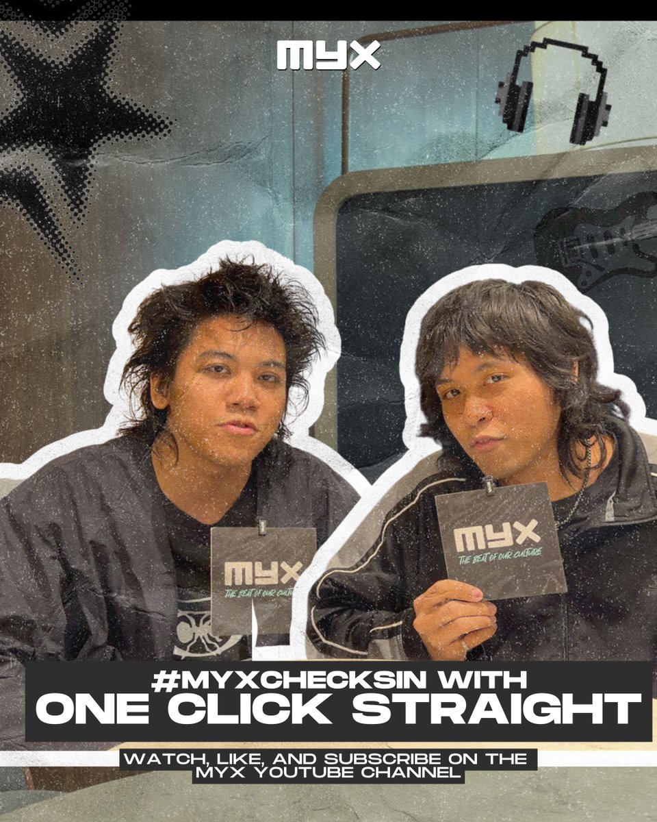 myxglobal's tweet photo. ✨ @ONECLKSTRAIGHT talks international festivals, global audiences, and unforgettable stage moments on #MYXChecksIn!
Premieres tonight at 7PM PHT on Youtube — link in the comments 🔗
#MYX #OneClickStraight https://t.co/KXcEo2kPsC