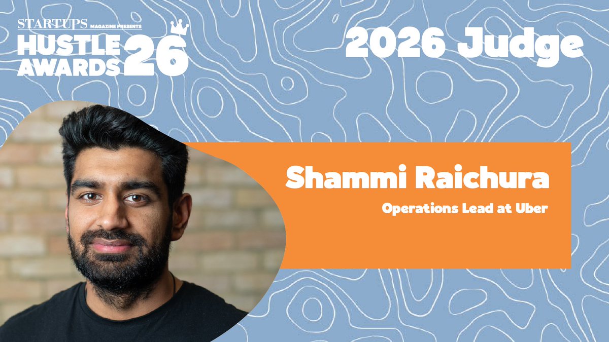TheHustleAwards's tweet photo. π¨ JUDGE ANNOUNCEMENT π¨
We're excited to have Shammi Raichura, Operations Lead at Uber, back as a judge for the #HustleAwards 2026π
π Find out more here: https://t.co/E7MYvkL5s6 https://t.co/fcjCSvg0XR