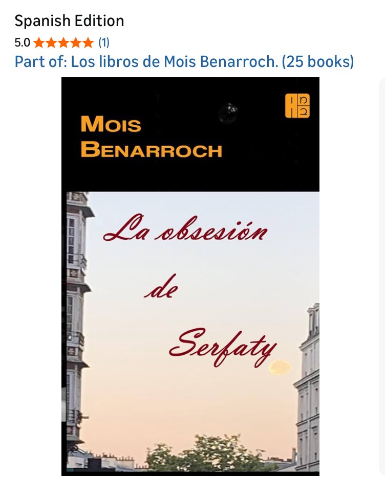 MoisBenarroch's tweet image. author.to/benarroch 

Mois Benarroch #booklibro 

amazon.com/dp/B0D1VD111Y? 

amazon.es/dp/B0C49FQGVK 

amazon.fr/dp/B0DH3X881B?…