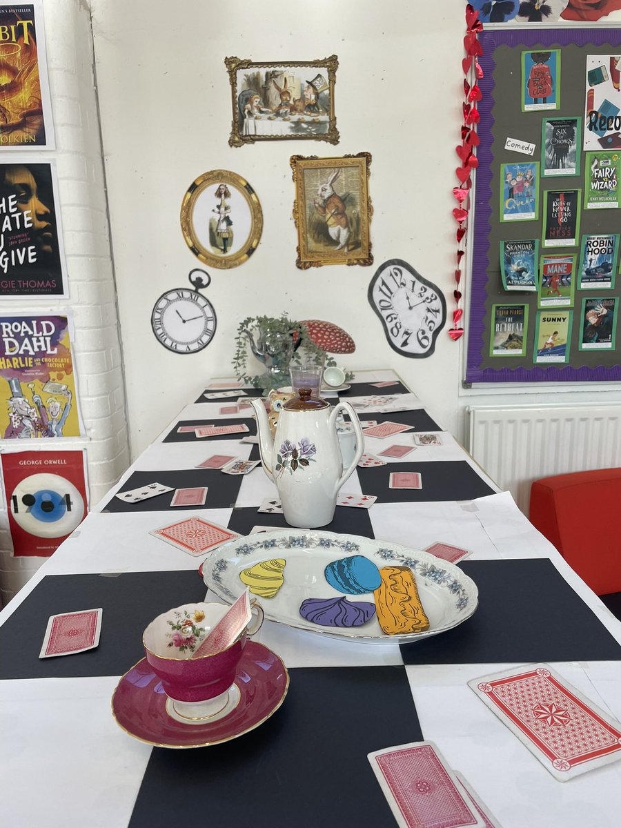 Library at St Cuthbert's High School tweet media