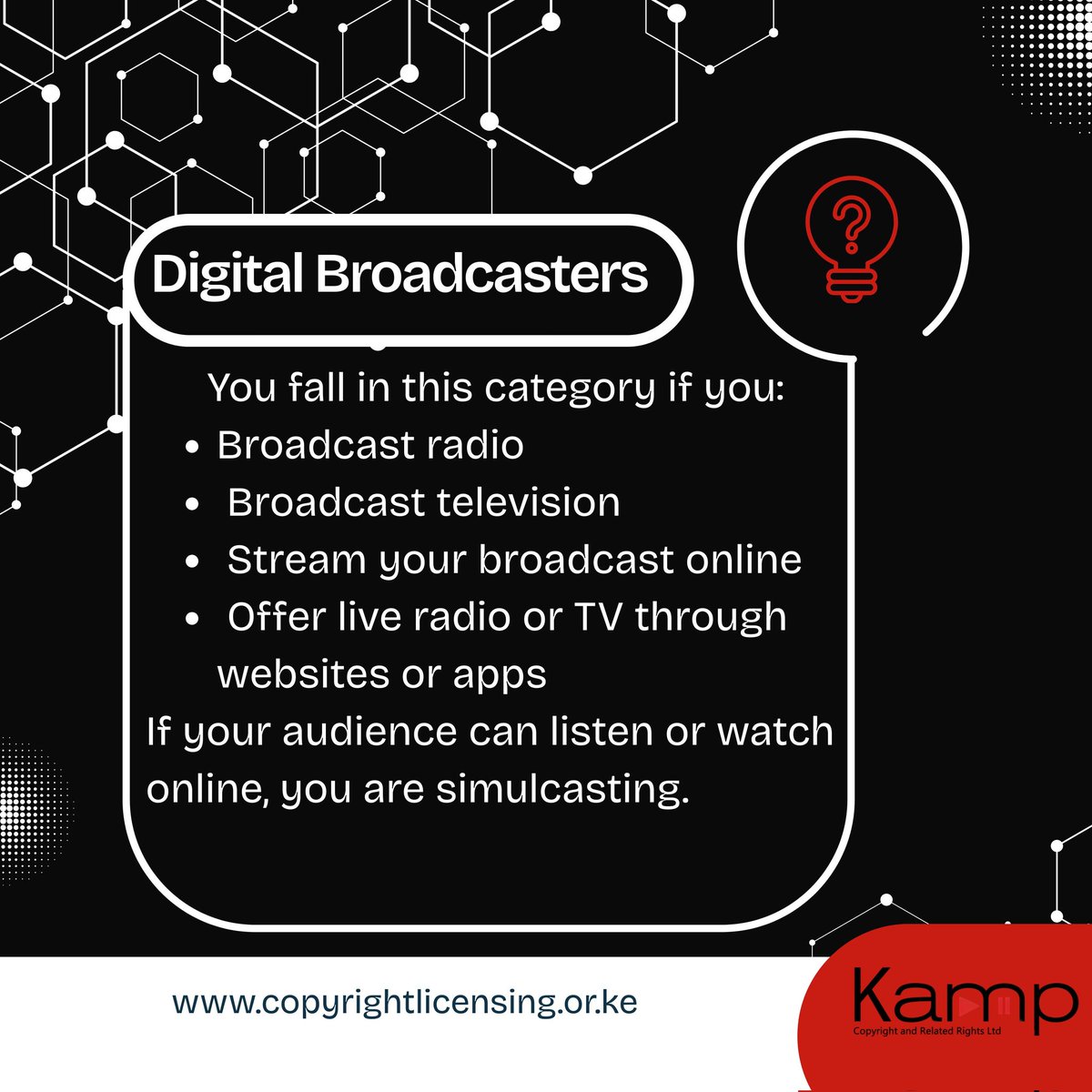 Kamp Copyright and Related Rights Limited tweet media