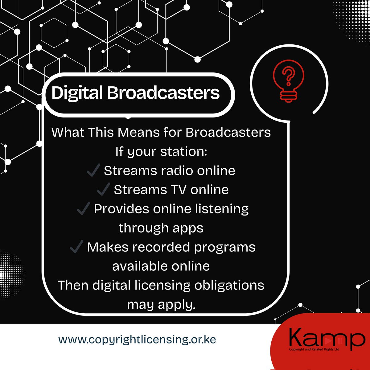 Kamp Copyright and Related Rights Limited tweet media