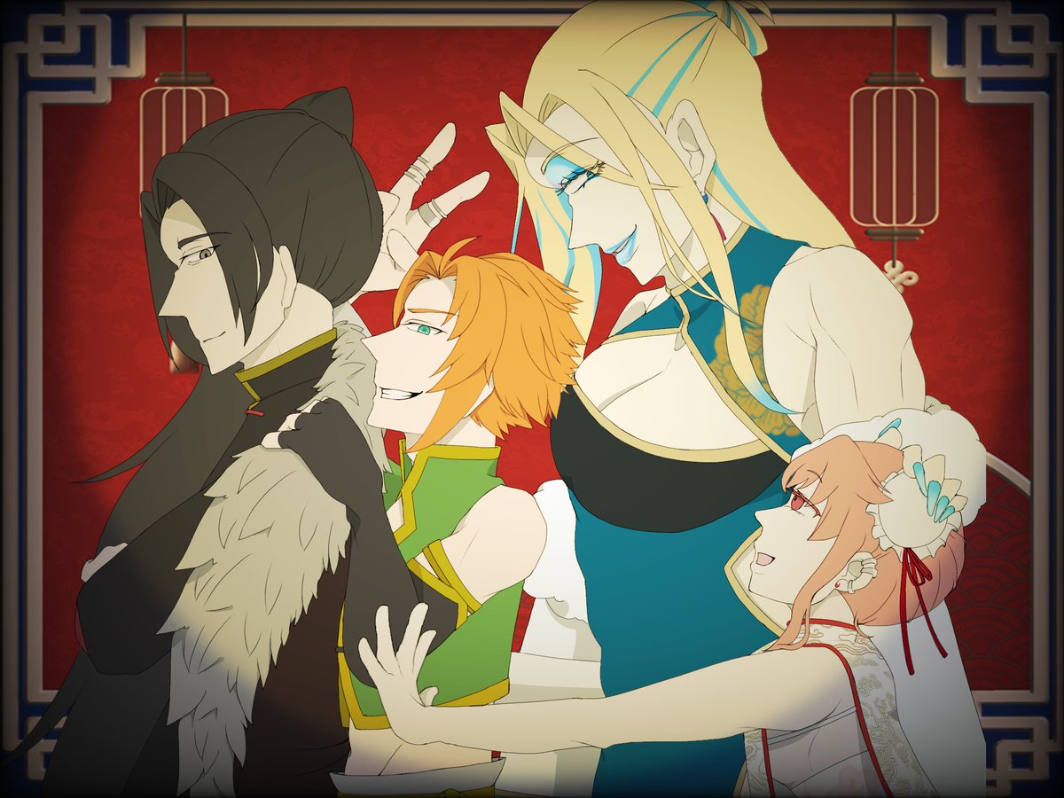 KPが～～～～！！絵を描いてくれました！！！！！
自陣！！ほんとに！！！かわいい！！！うわぁん！！
KP、ありがとう、家宝、永遠に、KISS—