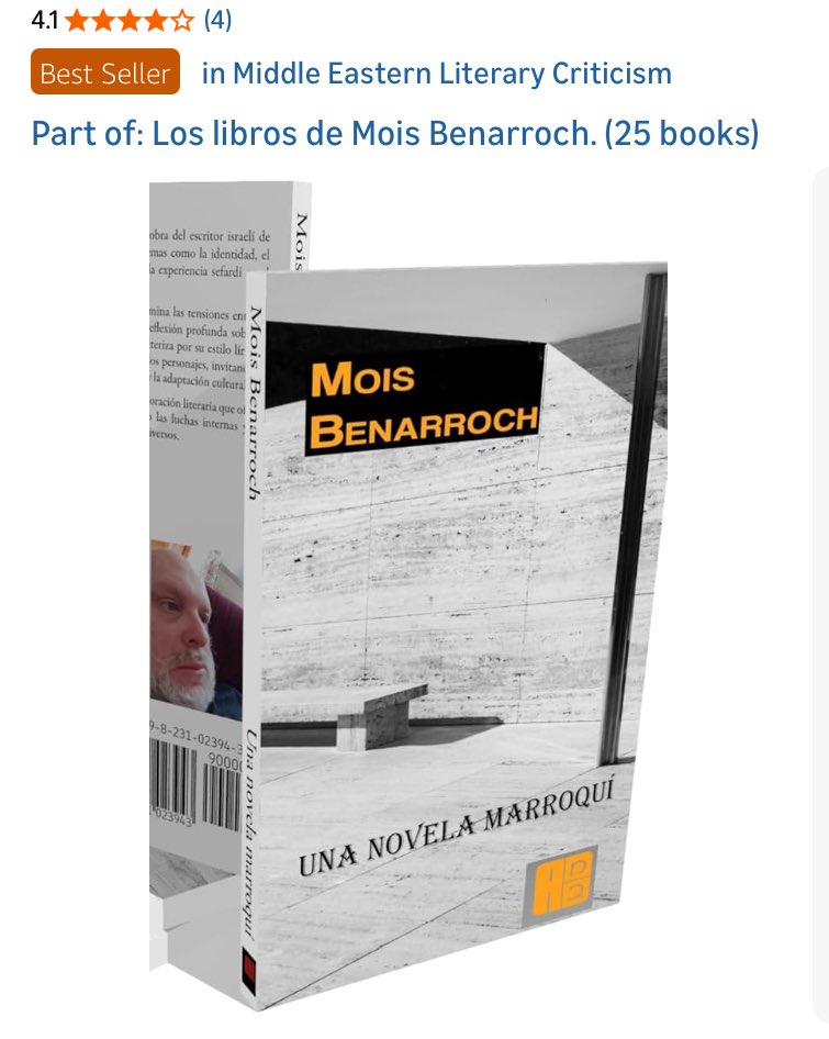 MoisBenarroch's tweet image. author.to/benarroch 

Mois Benarroch #booklibro 

amazon.com/dp/B0D1VD111Y? 

amazon.es/dp/B0C49FQGVK 

amazon.fr/dp/B0DH3X881B?…