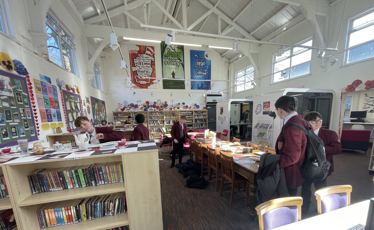 Library at St Cuthbert's High School tweet media