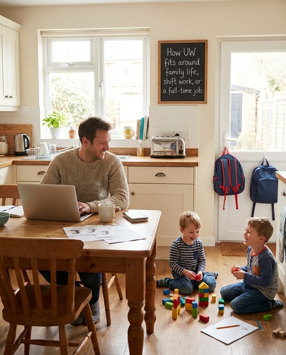 Juggling family, shifts, or a full-time job? 💛 Becoming a UW Partner fits around real life - not the other way round. £10 to start. Residual income. No pressure. Read more 👇 calljeff.co.uk/blog/how-uw-fi… #UWPartner #FlexibleIncome #FamilyFirst