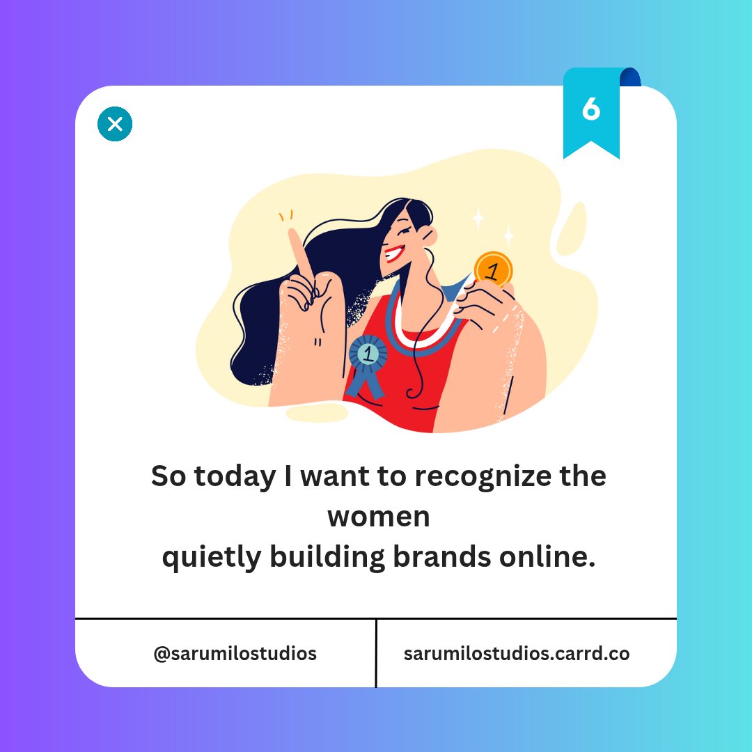 Ibrahimsarumi2's tweet photo. The internet made it easier to start but the courage to build something from nothing is still rare.
To every woman founder building today I say a big respect.
Tag a woman founder who deserves recognition today👏
#InternationalWomensDay #womanday #T20WorldCup2026final https://t.co/sWaToQnyrw