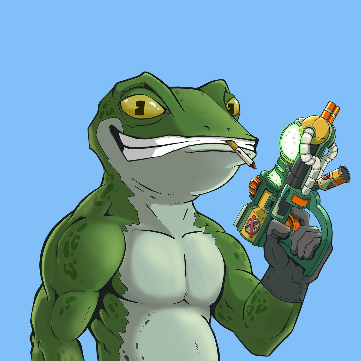 Cyber Frogs update bot tweet media