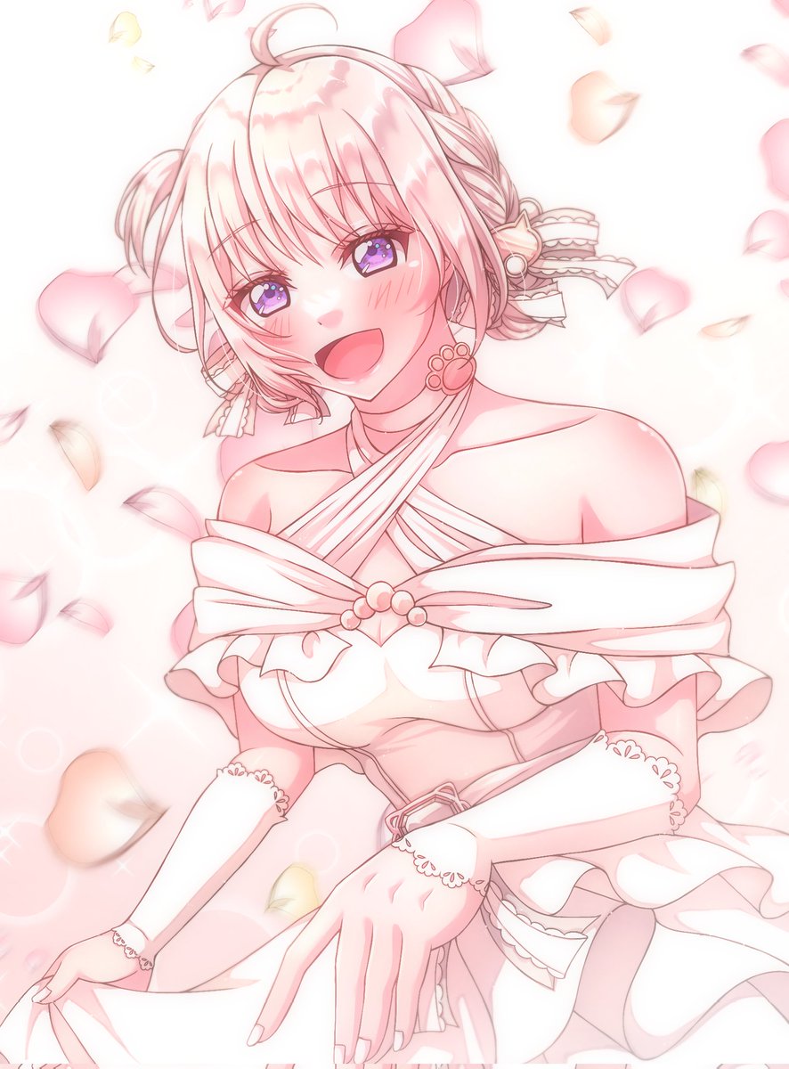 #あおぎり高校美術部 
大代真白かわいいだいすき🤍🤍🤍