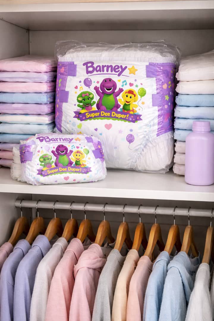 MistressCecil's tweet photo. Got a this new Barney diapers🤭🤭
Who's going to be the lucky baby to wear it 😇? https://t.co/hRRhomK8Lf