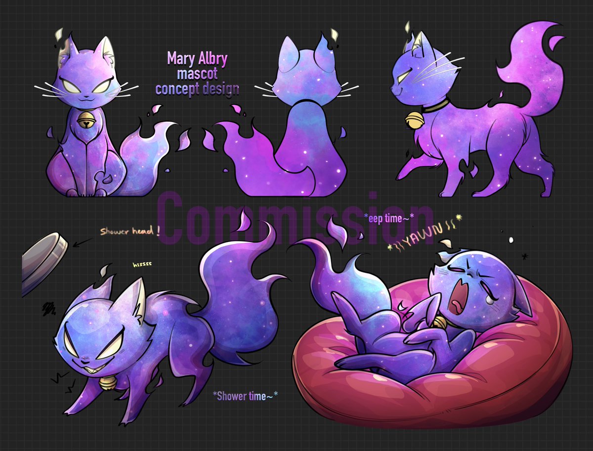 Misakii_Art's tweet photo. Ref sheets finish for @Mary_Albry character + Mascot  comms , done yipppeeeeee ;;🥹🙏💜💕💐 thank you so much for your patience😤🌱 thank u thank you ; I’m glad u like Uwe🥹💖 she’s a tuxedo cat haha✨😆how cute~

#MisakiCommission #misakiartt https://t.co/XvuyZ6PJnW