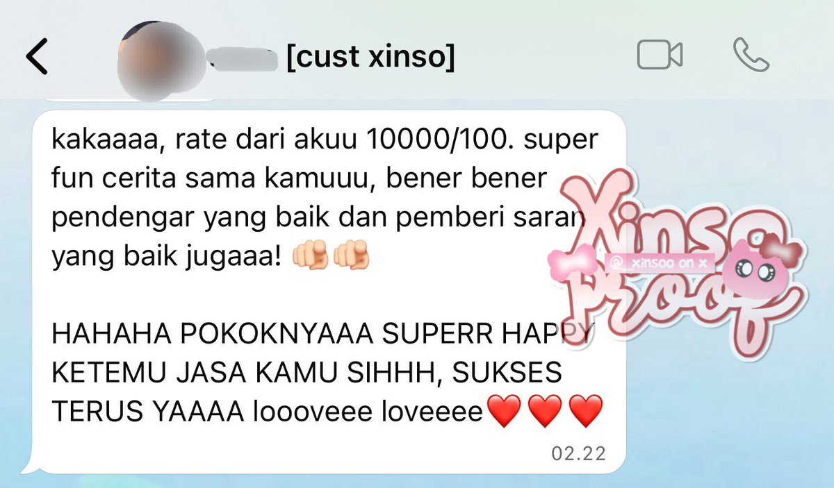 xinso | jasa curhat online tweet media