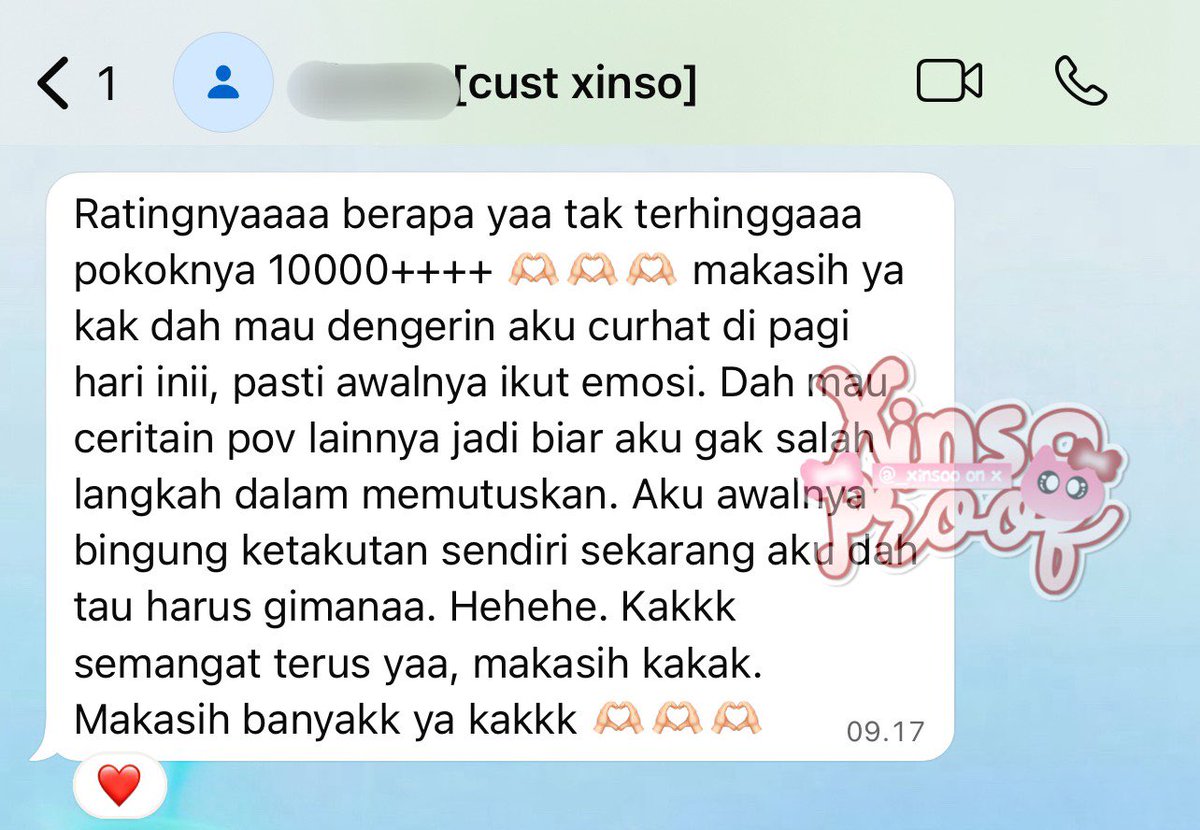 xinso | jasa curhat online tweet media