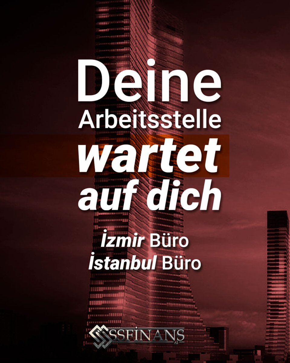 ss_finans's tweet photo. Ana dil seviyesinde Almanca biliyorsan, İstanbul ve İzmir ofislerimizde işin hazır.
Hemen başvurmak için: https://t.co/FARudASntg

#ssfinans #almanca #almancacagrimerkezi #çağrımerkezi #callcenter #almancaişbaşvurusu #deutschland #haftasonutatili #özelsağlıksigortası https://t.co/mcs4sRkOac