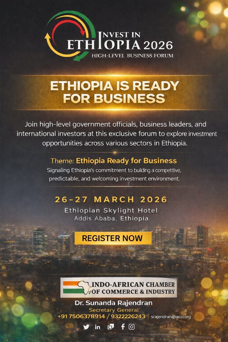 Indo - African Chamber of Commerce & Industry tweet media