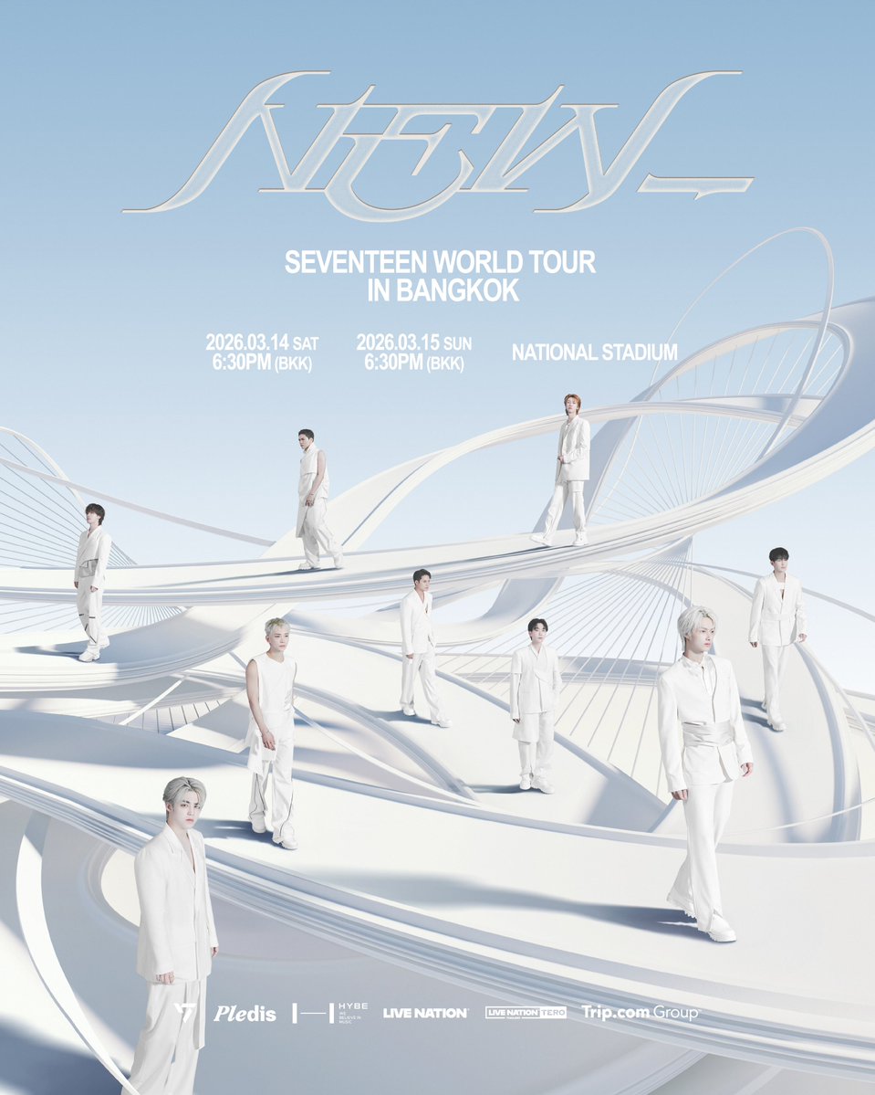 livenationth's tweet image. อย่าลืมไอเทมดับร้อนที่อนุญาตให้ Carat นำเข้าชมการแสดง
คอนเสิร์ต SEVENTEEN WORLD TOUR [NEW_] IN BANGKOK
🗓️ 14-15 มี.ค. 2569 📍 สนามกีฬาแห่งชาติ (สนามศุภชลาศัย)
🎟️ จำหน่ายบัตรทั่วไปแล้ววันนี้ คลิก 🔗 bit.ly/SVTNEWBKK หรือที่ tr.ee/aWQ1PF

Don’t forget the allowed